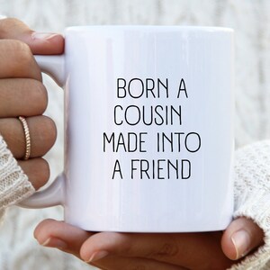 Cousin Gifts for Him Her, Funny Cousin Gifts Mug Personalized, Cousin Gift Present Ideas, Cousin Christmas Birthday, Favorite Big Cousin