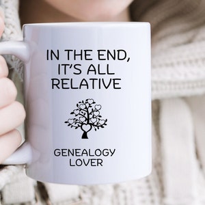 Genealogy Gifts for Women Men, Funny Coffee Mug, Genealogist Gift Ideas, Presents for Genealogy Lovers, Family Researchers and Ancestry