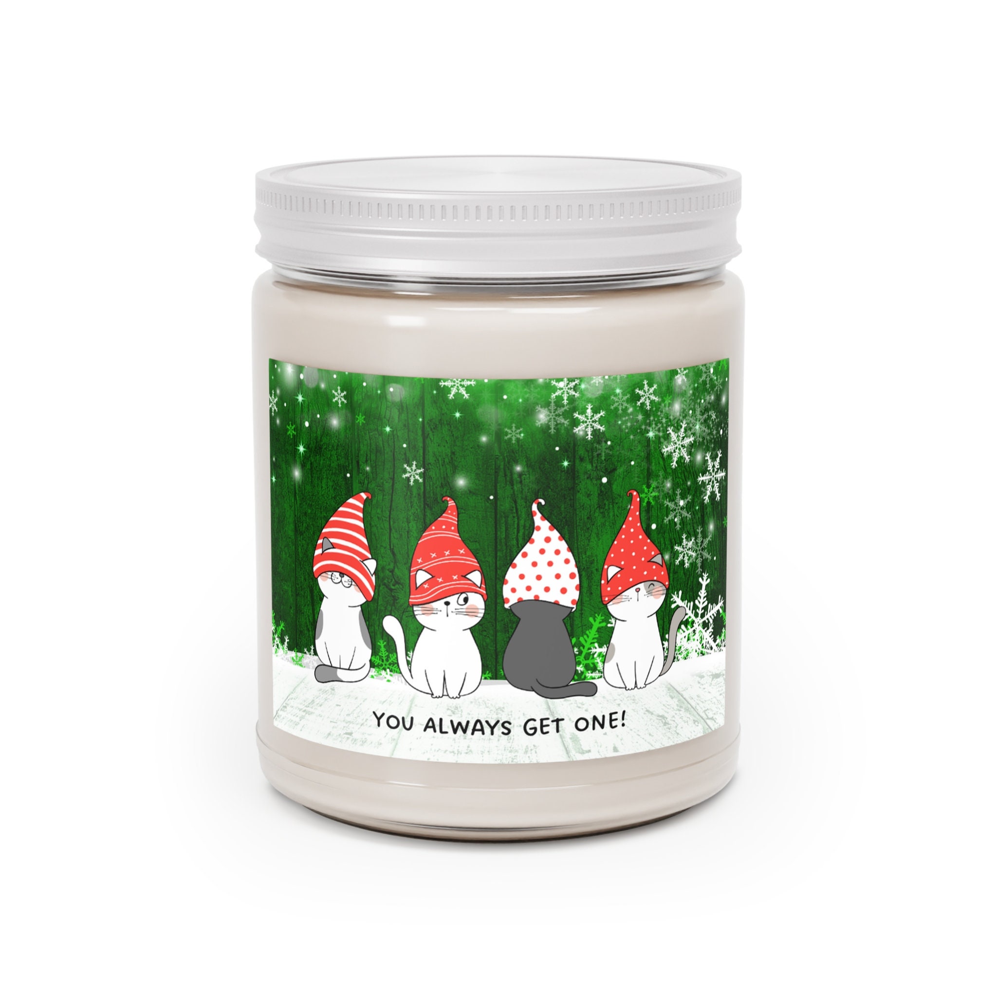 Christmas Cat Lover Gift Funny Cat Lovers Candle 9oz Cat Dad Etsy