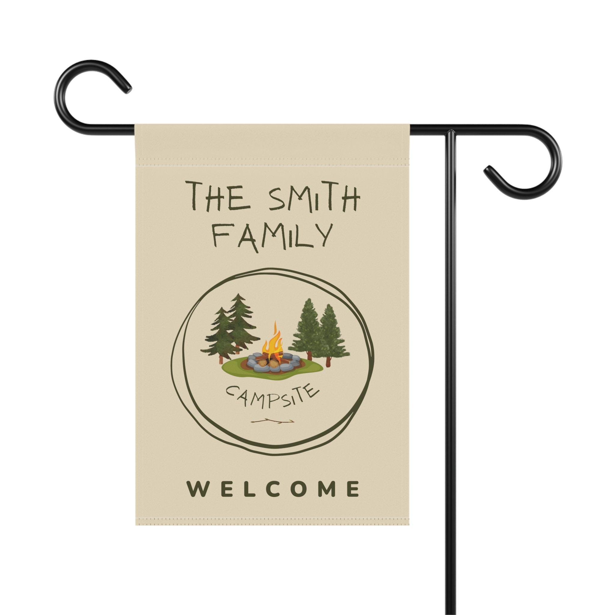 Camping Flags Personalized, Camping Flags for Couples, Custom Camping