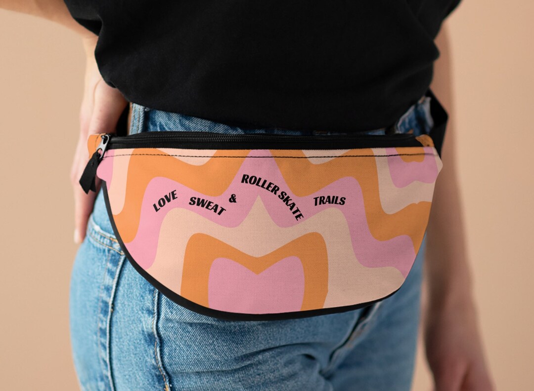Roller Skating Gift Ideas for Him & Her, Retro Personalized Hip Bag