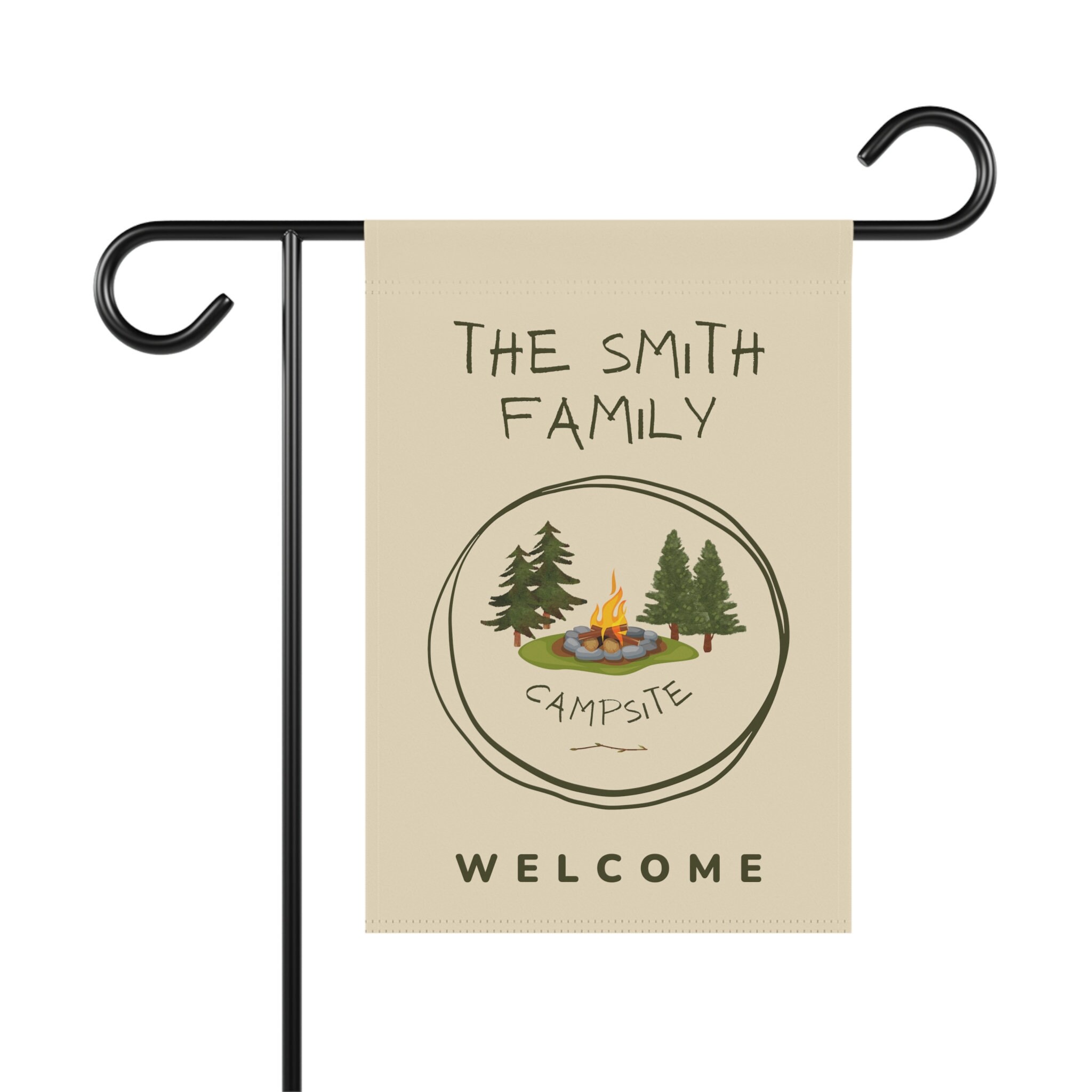 Camping Flags Personalized, Camping Flags for Couples, Custom Camping
