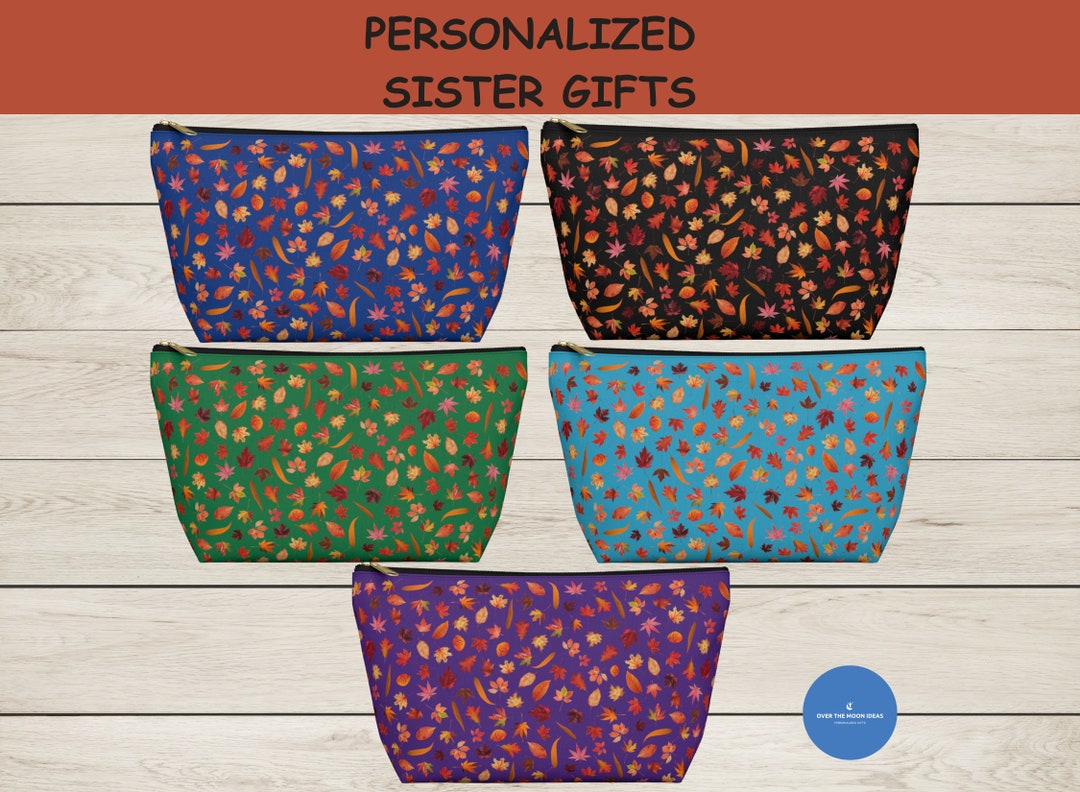 Personalized Gifts for Sister, From Sister Brother, Cute Leaves