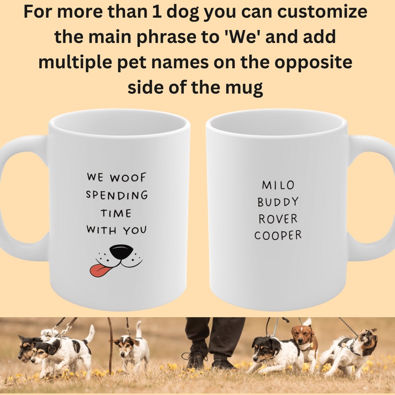 Personalized Gifts for Dog Walkers Funny Dog Walker Coffee Etsy