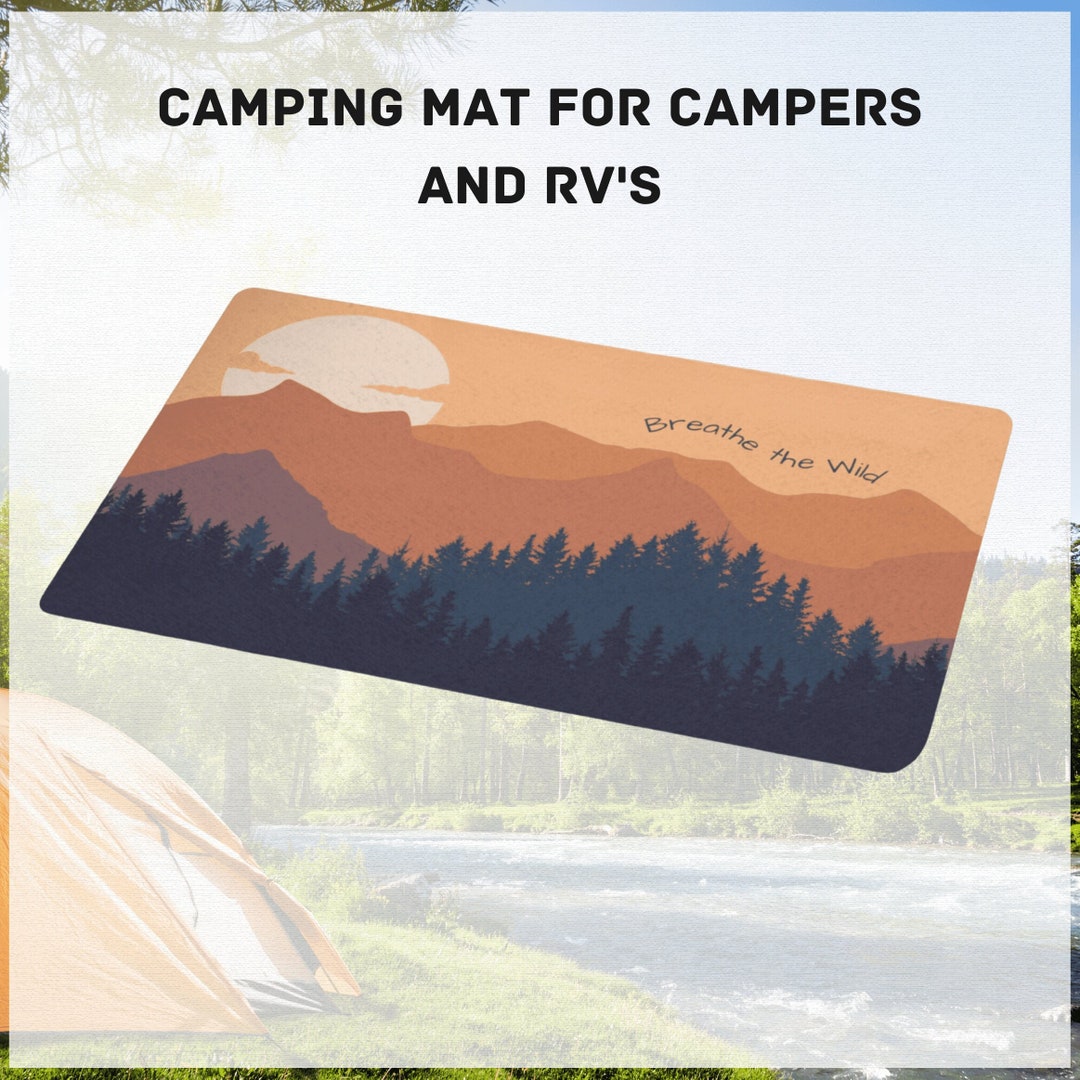 Gifts for Camping Lovers, Personalized Camping & RV Mat, Camping Gifts