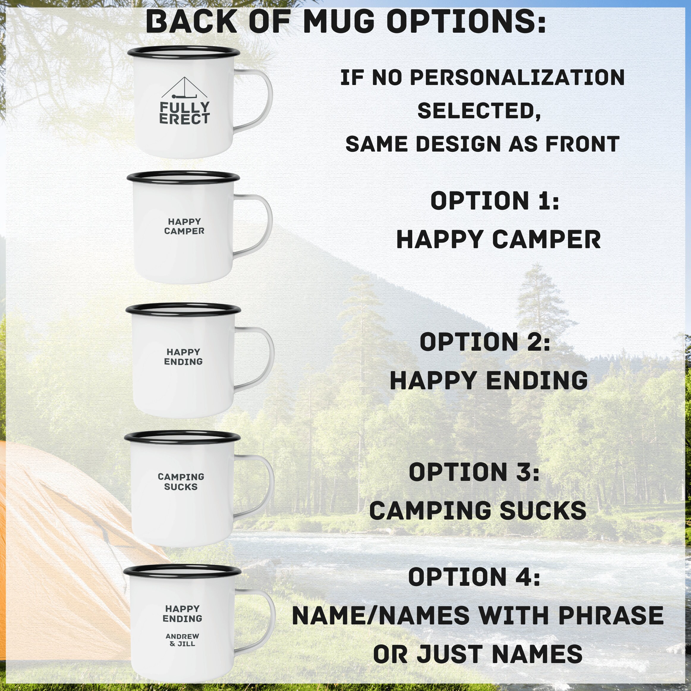 Adult Funny Gag Gifts Camping Personalized Camping Mug Etsy