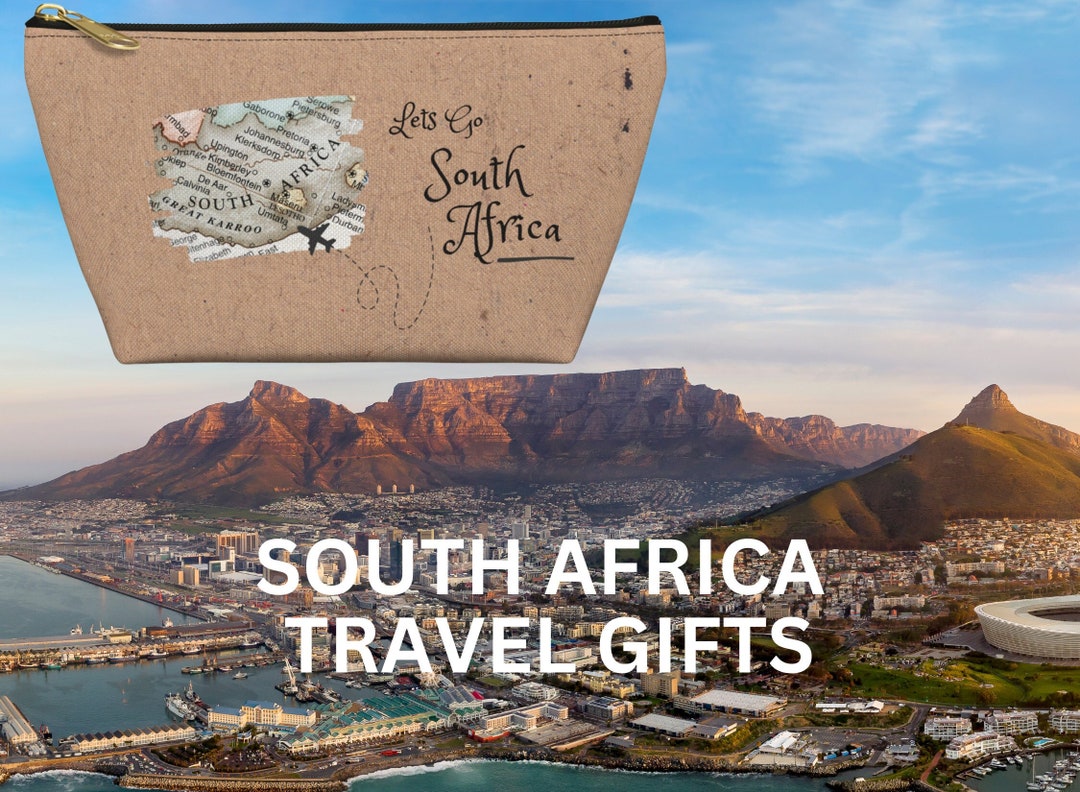 Travel Gifts South Africa Personalized Accessory Pouch South Etsy