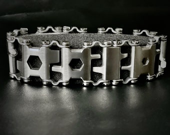 THE BEAST Multi tool Stainless Steel Watch Bracelet 20 22mm 29 Functions Etsy