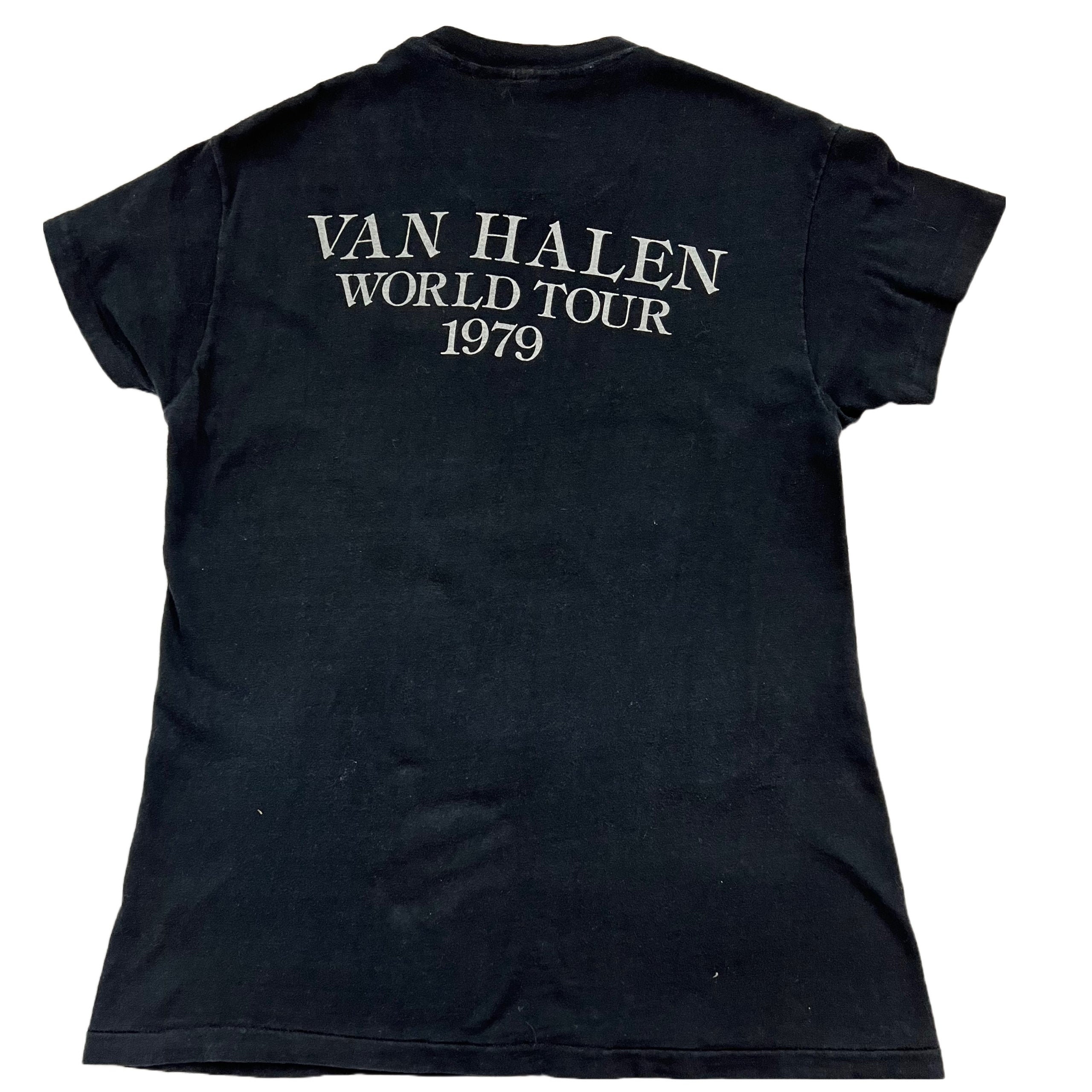 Rare Find Vintage Van Halen 1979 World Tour Concert T-shirt Rare Find Vintage Van Halen 1979 World Tour Concert T-shirt