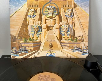 Vintage OG 1984 Iron Maiden Powerslave Vinyl LP Album R