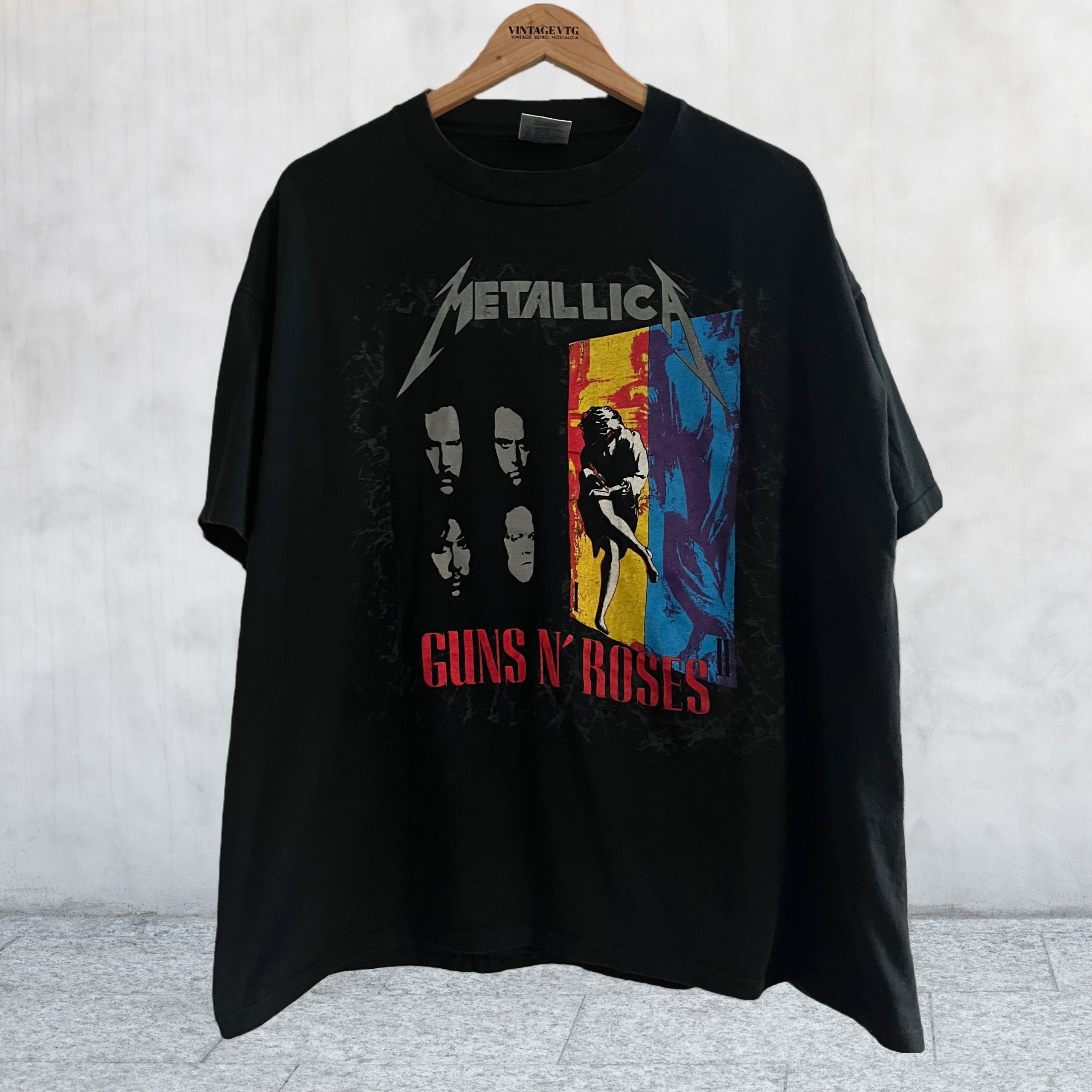 Vintage Metallica Guns N Roses 1992 T-shirt. XL - Etsy