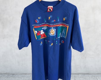 Vintage 90s Disney World 25th Anniversary T-shirt. New without Tag