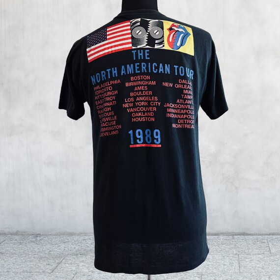 Vintage Rolling Stones 89 The North American Tour T-s… - Gem
