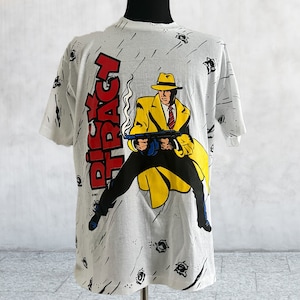 Vintage 90s Dick Tracy Disney Movie Shirt. XL