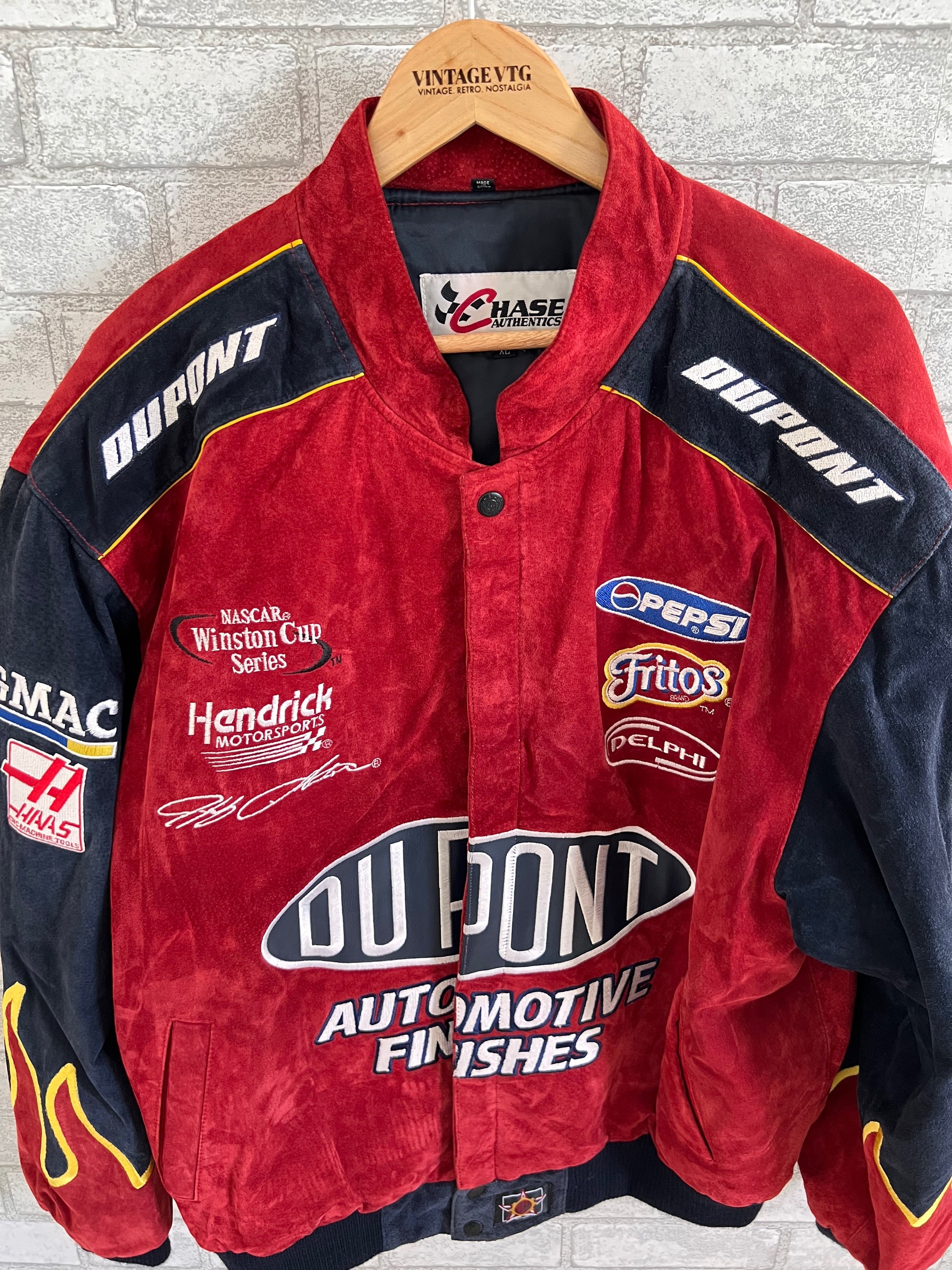 Chase Authentic JH Winston Cup Dupont Nascar #24 Leather Chase Authentic JH Winston Cup Dupont Nascar #24 Leather