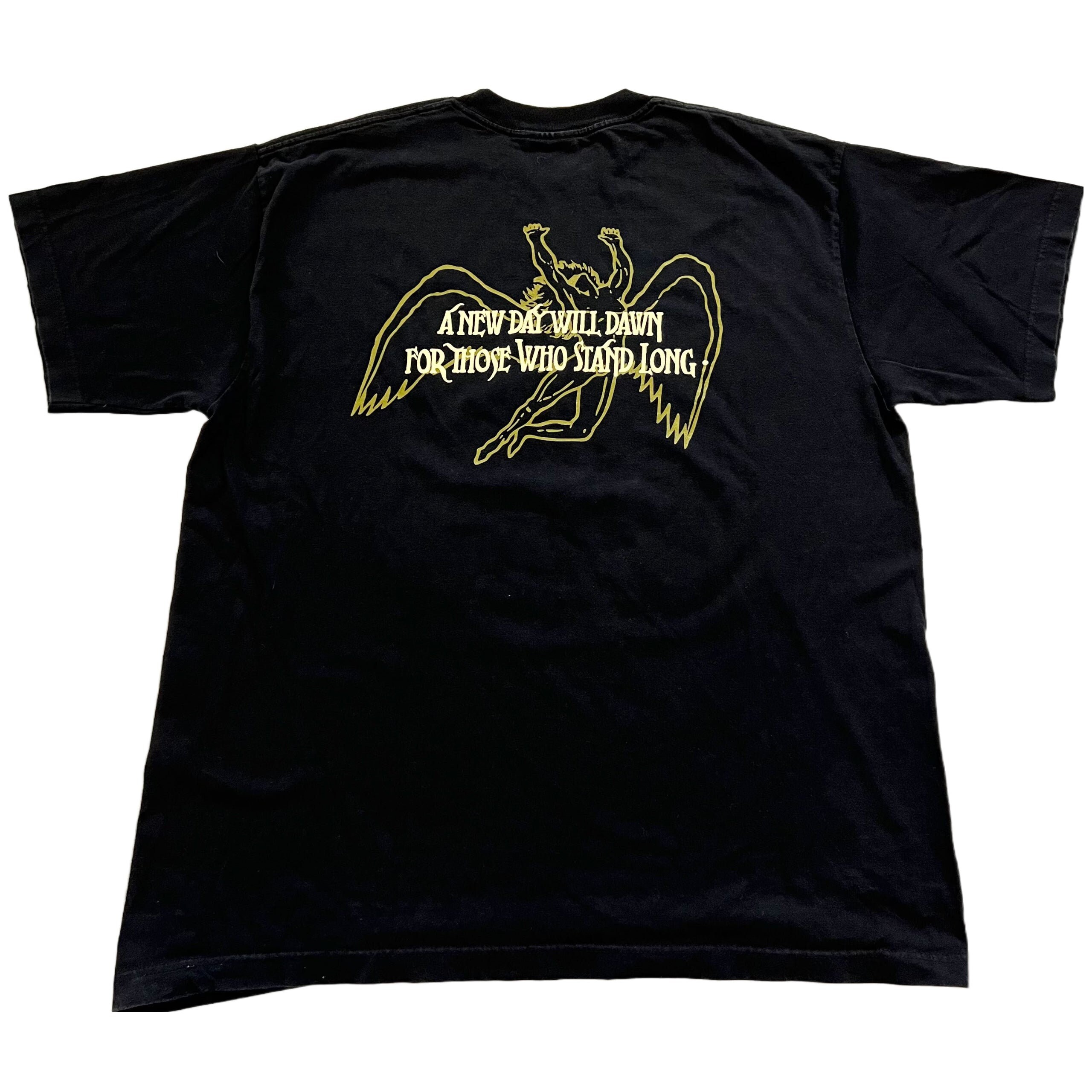 ミュージシャン LED ZEPPELIN A NEW DAY WILL DAWN TSHIRT Vintage LED ZEPPELIN 1999 Winterland T-shirt. XL – Vintage VTG