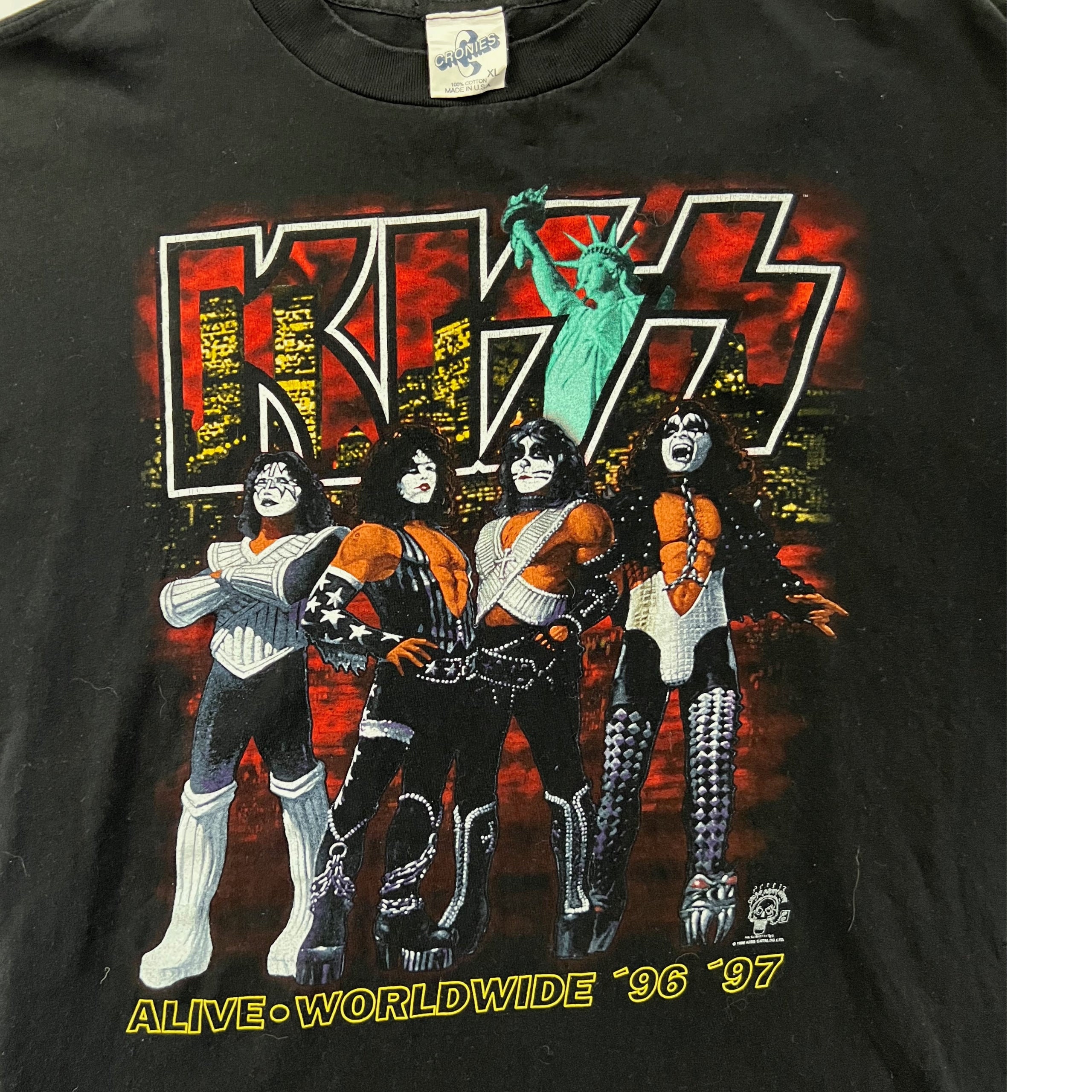 Vintage Kiss Madison Square Garden 1996 Alive Worldwide Tour Vintage Kiss Madison Square Garden 1996 Alive Worldwide Tour