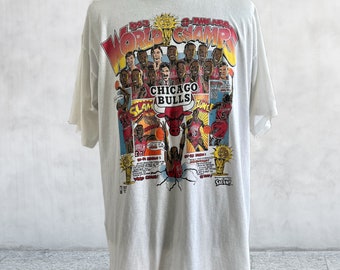 Vintage 1993 Chicago Bulls 3 Time NBA World Champs
