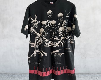 Vintage Rolling Stones 1994 Tour Voodoo Lounge Shirt. Large