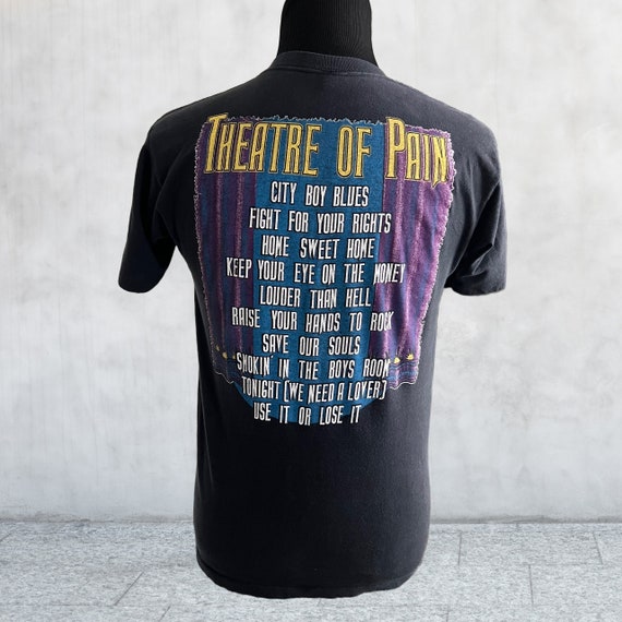 Vintage 1985 Motley Crue Theatre Of Pain Tour T-s… - image 4