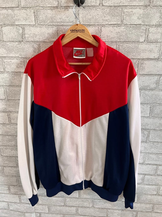 Vintage 80s - 90s OG Nike Vintage Track jacket. XL - image 3