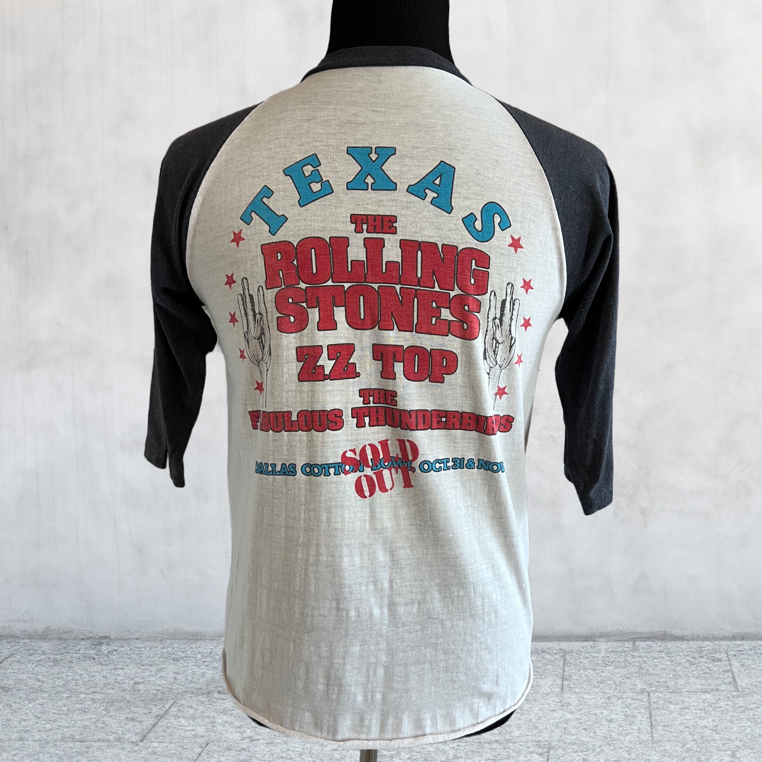 Rare Vintage Tshirt 1981 Rolling Stones ZZ TOP Tour Shirt Etsy