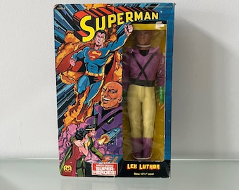 Vintage 1977 Mego 12 inch WGSH LEX Luthor Action Figure New in Box