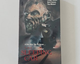 Rare Sealed The Sleeping Car VHS Horror