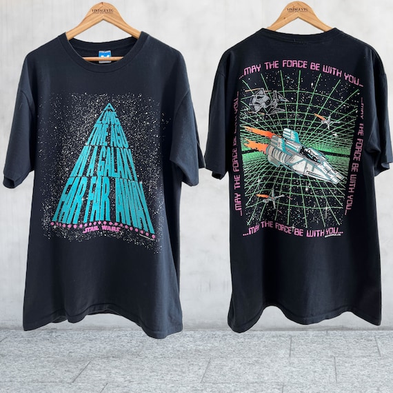 80s vintage STAR WARS Movie Tシャツ Vintage Movie Poster Star Wars T-Shirt