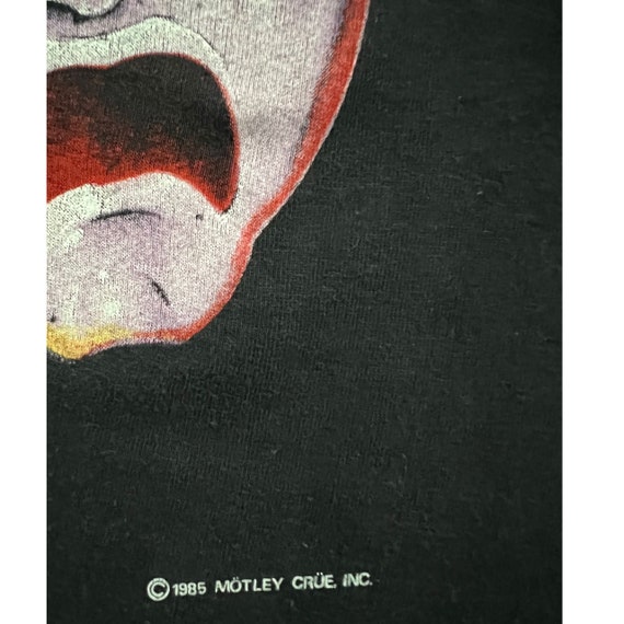 Vintage 1985 Motley Crue Theatre Of Pain Tour T-s… - image 7
