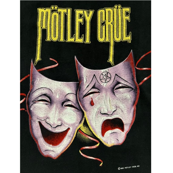 Vintage 1985 Motley Crue Theatre Of Pain Tour T-s… - image 6