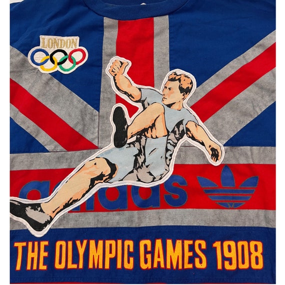 Rare Vintage 80s Adidas 1908 1948 London Olympics… - image 9