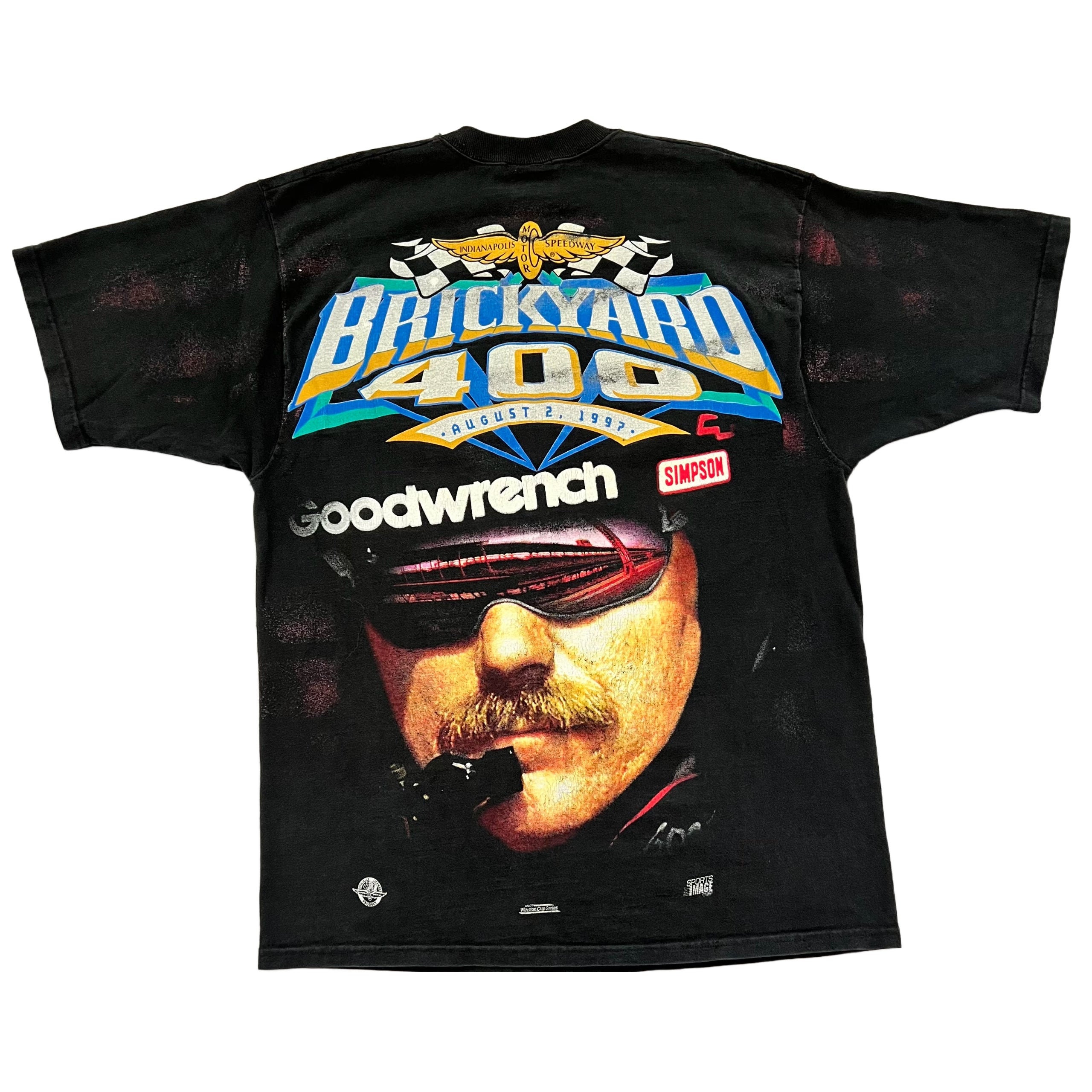 Vintage 1997 Dale Earnhardt Nascar Brickyard 400 T-shirt - Etsy