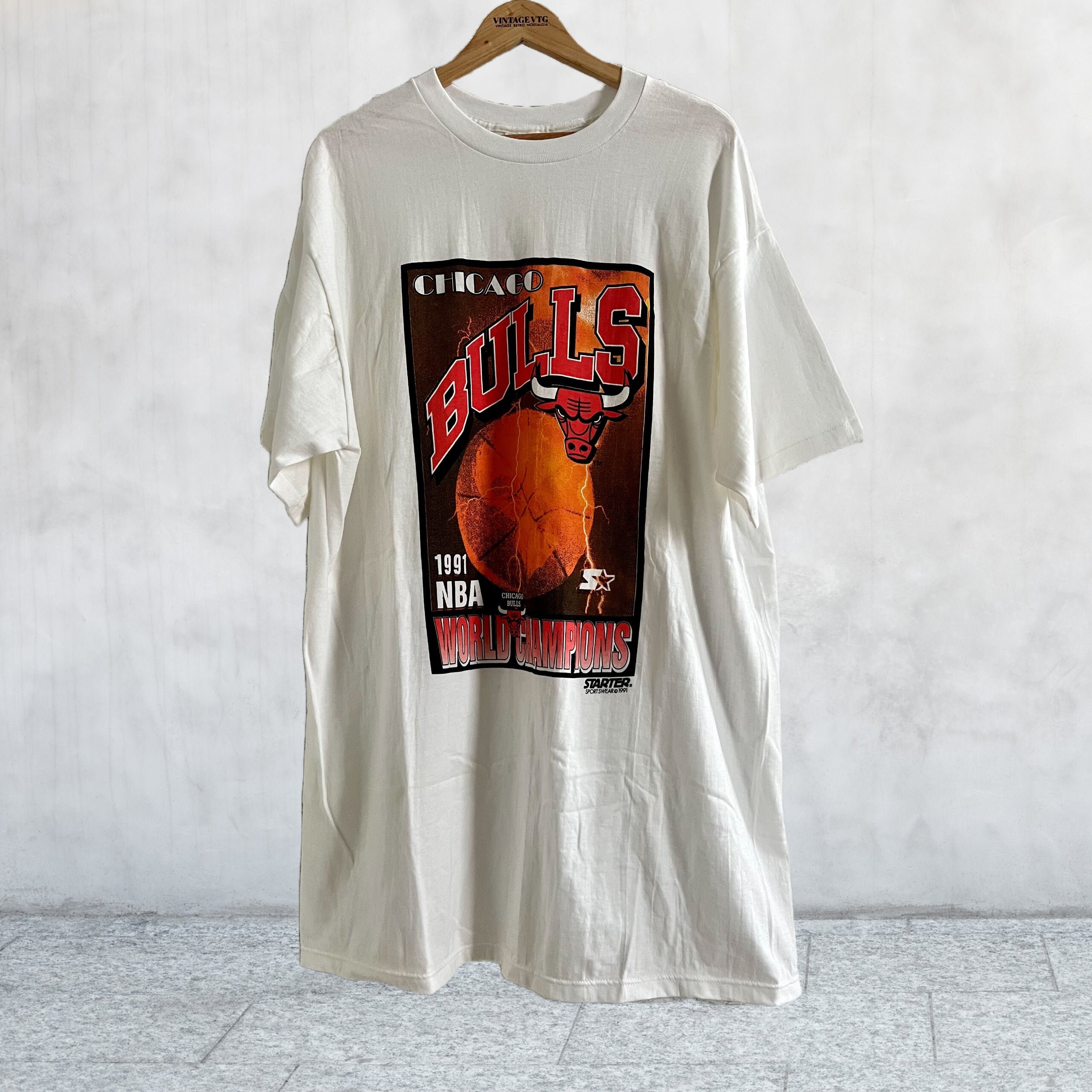1991 Bulls T Shirt - Etsy