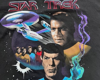 USA製 90s STAR TREK Logo Sweatshirt 灰 XL スタートレック