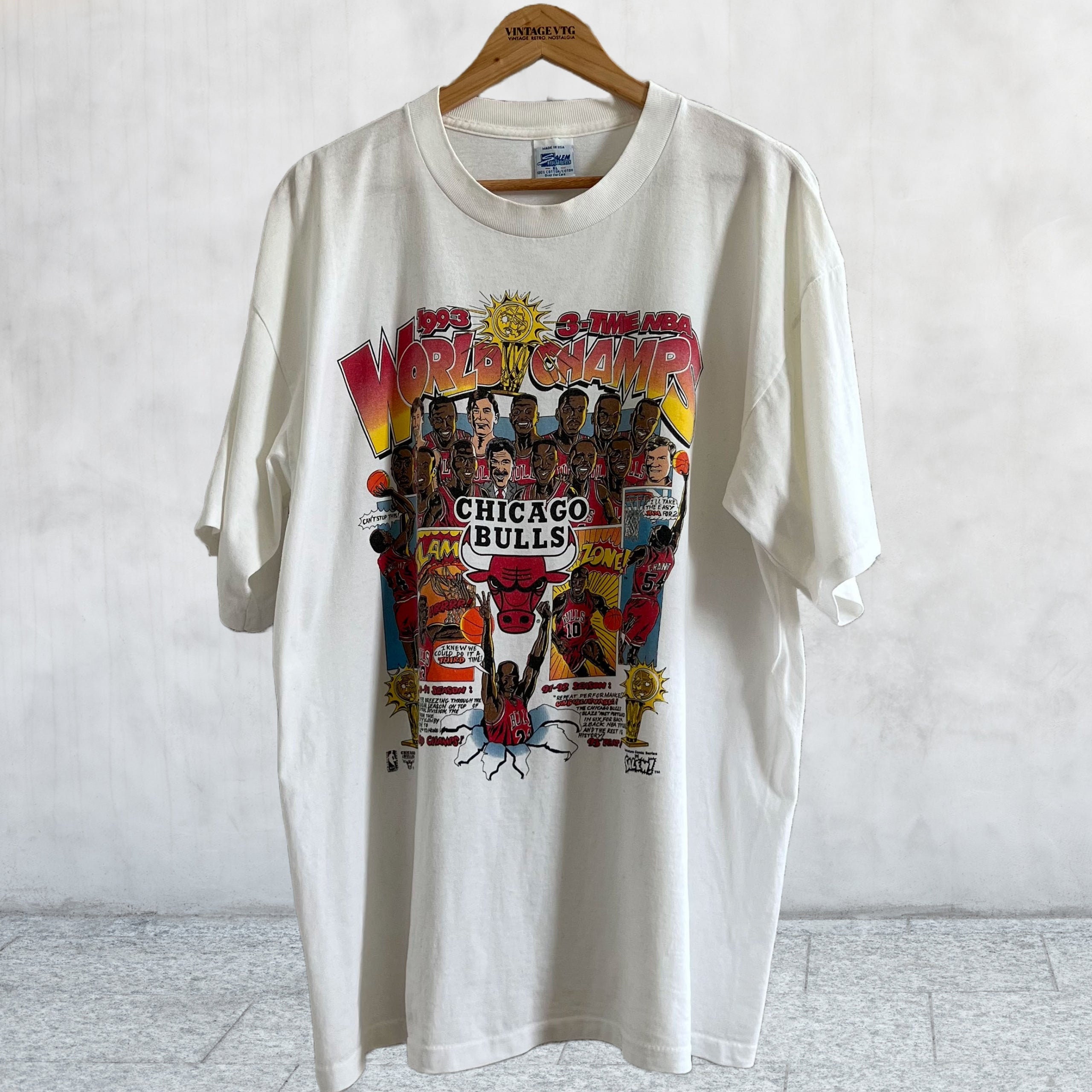 ▷ Vintage Chicago Bulls T-Shirt 1998
