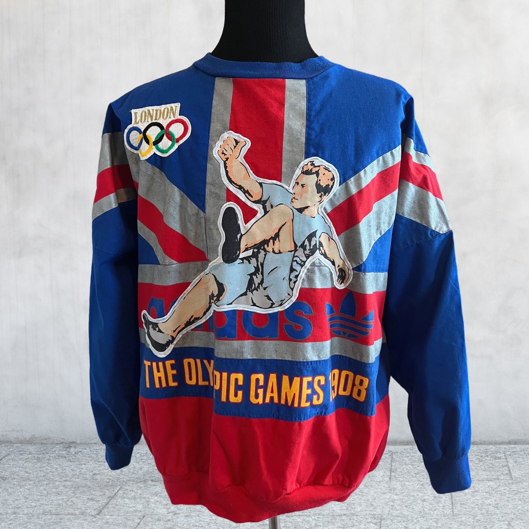 Vintage Adidas Moscow Winter Ski Olympics Double Sided