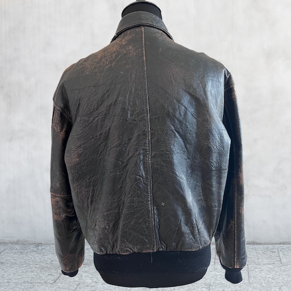 Vintage 89 Avirex A-2 Leather Flight Bomber Jacket Large Vintage 89 Avirex A-2 Leather Flight Bomber Jacket Large