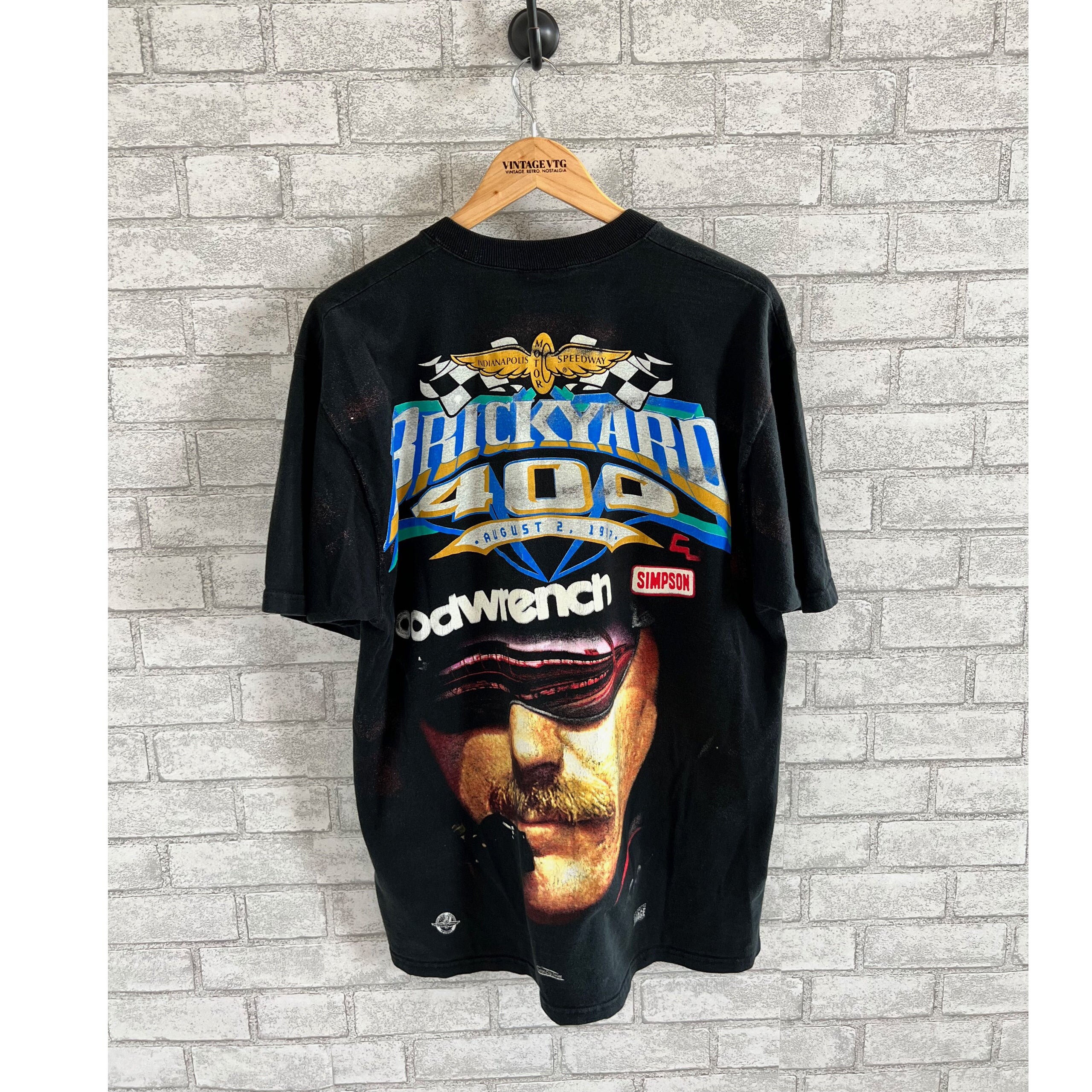 Vintage 1997 Dale Earnhardt Nascar Brickyard 400 T-shirt - Etsy