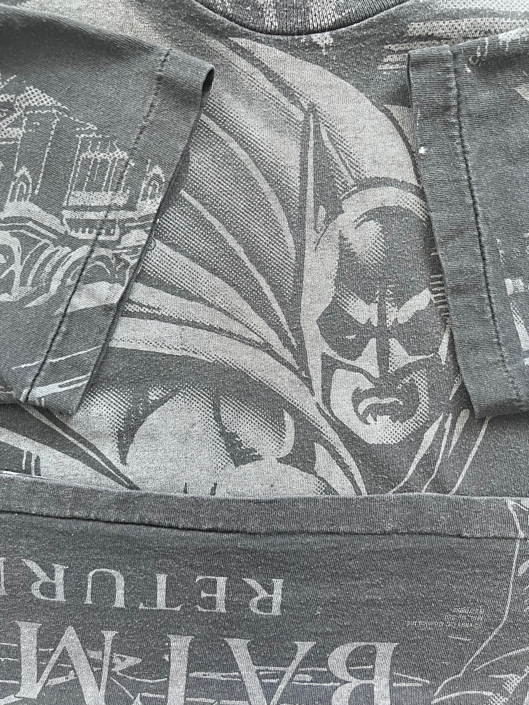 Vintage Batman Returns 1991 Movie All Over Print T-shirt. Medium 