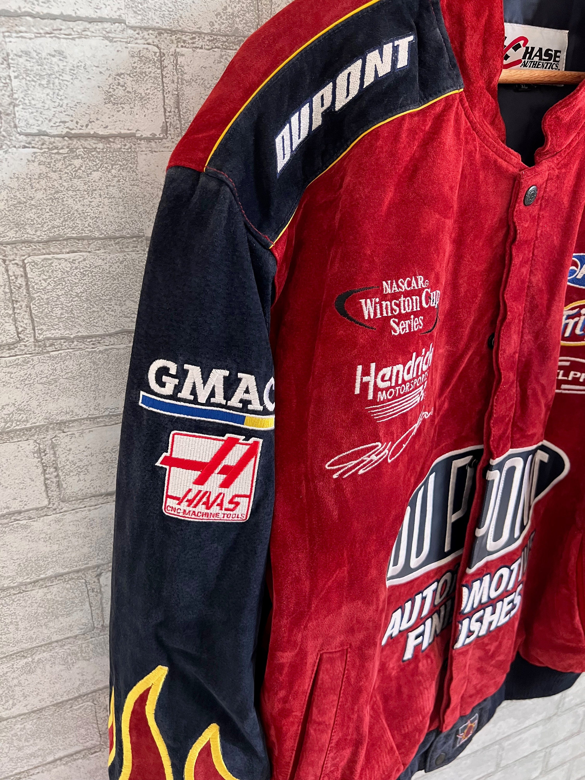 Chase Authentic JH Winston Cup Dupont Nascar #24 Leather Jacket XL
