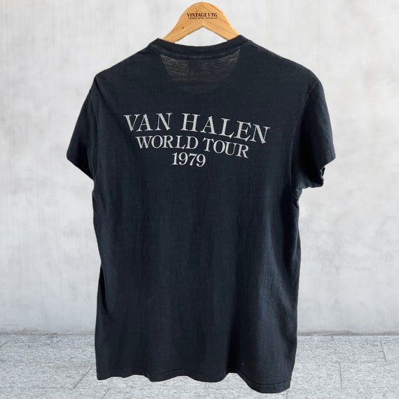 Rare Find Vintage Van Halen 1979 World Tour Concert T-shirt