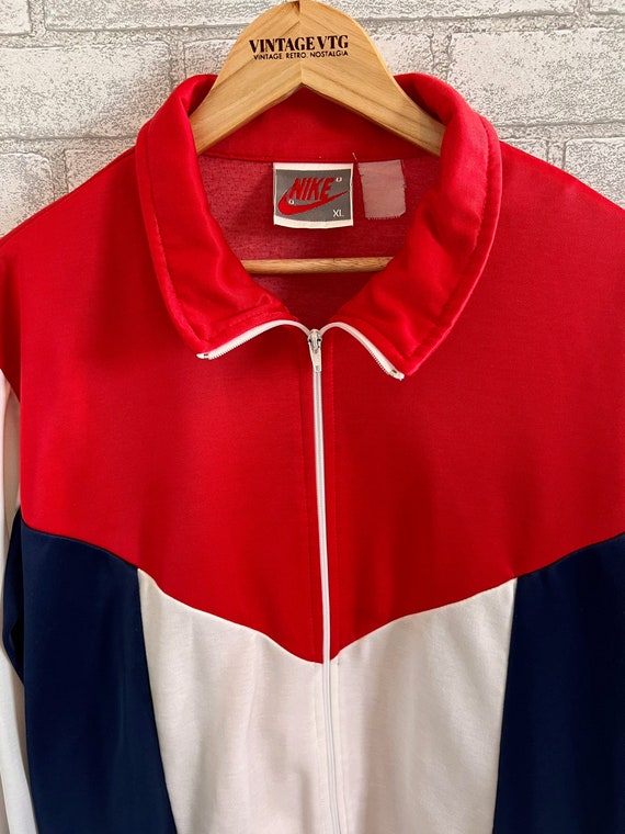 Vintage 80s - 90s OG Nike Vintage Track jacket. XL - image 4