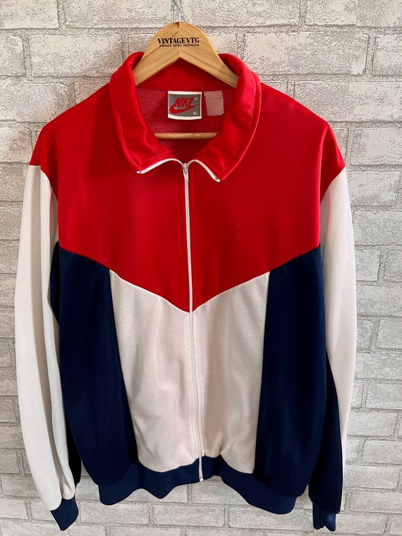 Vintage 80s - 90s OG Nike Vintage Track jacket. XL - image 5