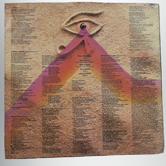 Vintage OG 1984 Iron Maiden Powerslave Vinyl LP Album R-154309 - Etsy