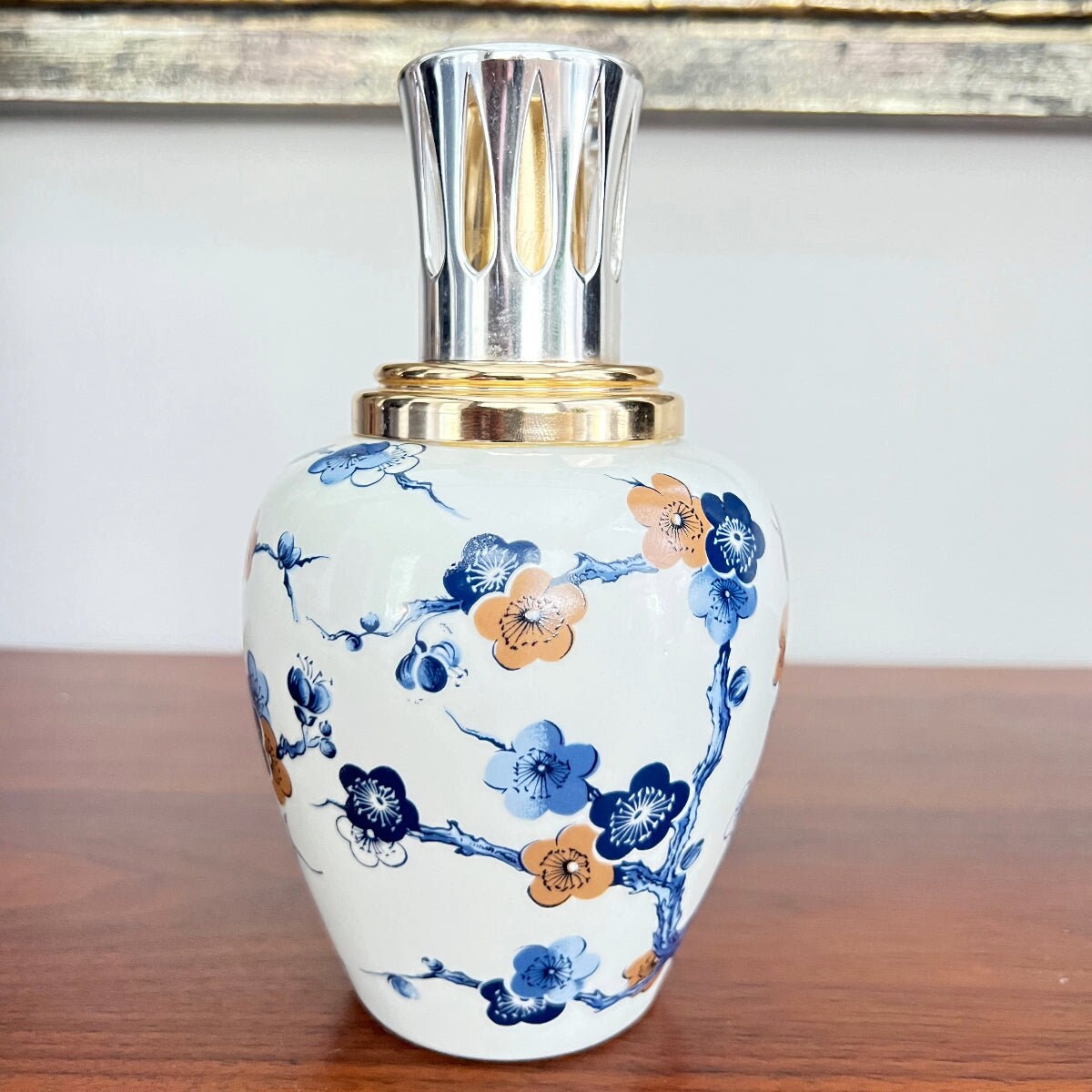 LAMPE BERGER EN PORCELAINE DE SEVRE R REVOL , FN ,année 60 (ch