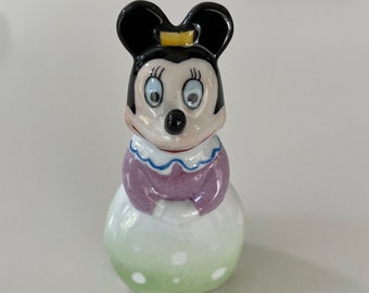 Rare VTG Minnie Mouse 1930-1950s Soccer Ceramic Figurine