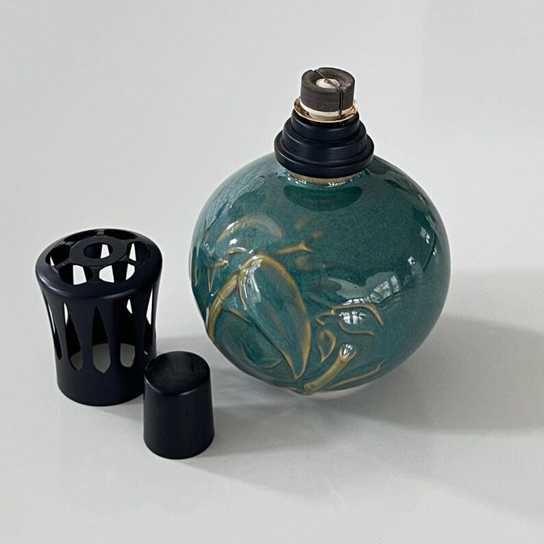 Vintage Bamboo Lampe Berger Oil Fragrance Made in France
