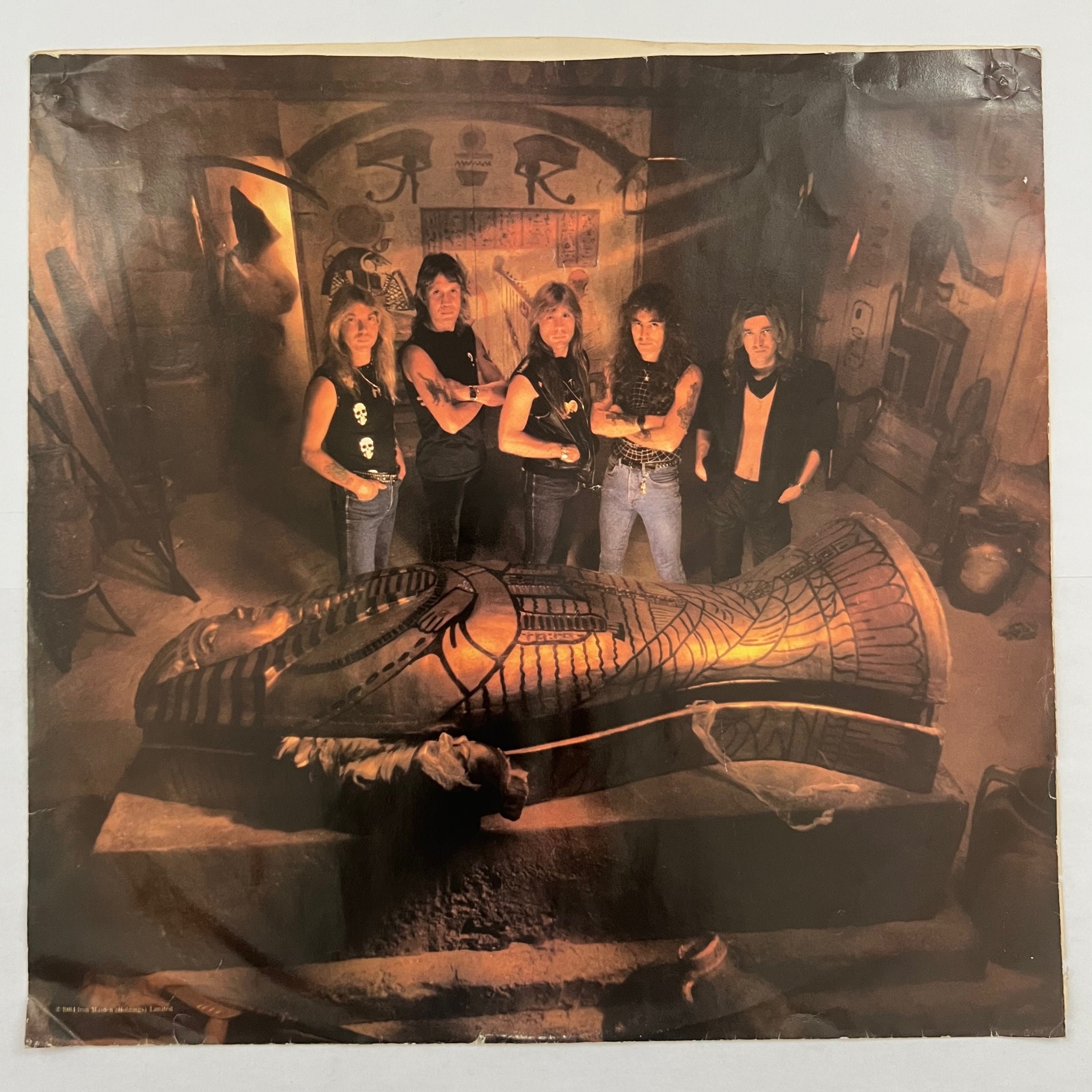 Vintage OG 1984 Iron Maiden Powerslave Vinyl LP Album R-154309 - Etsy