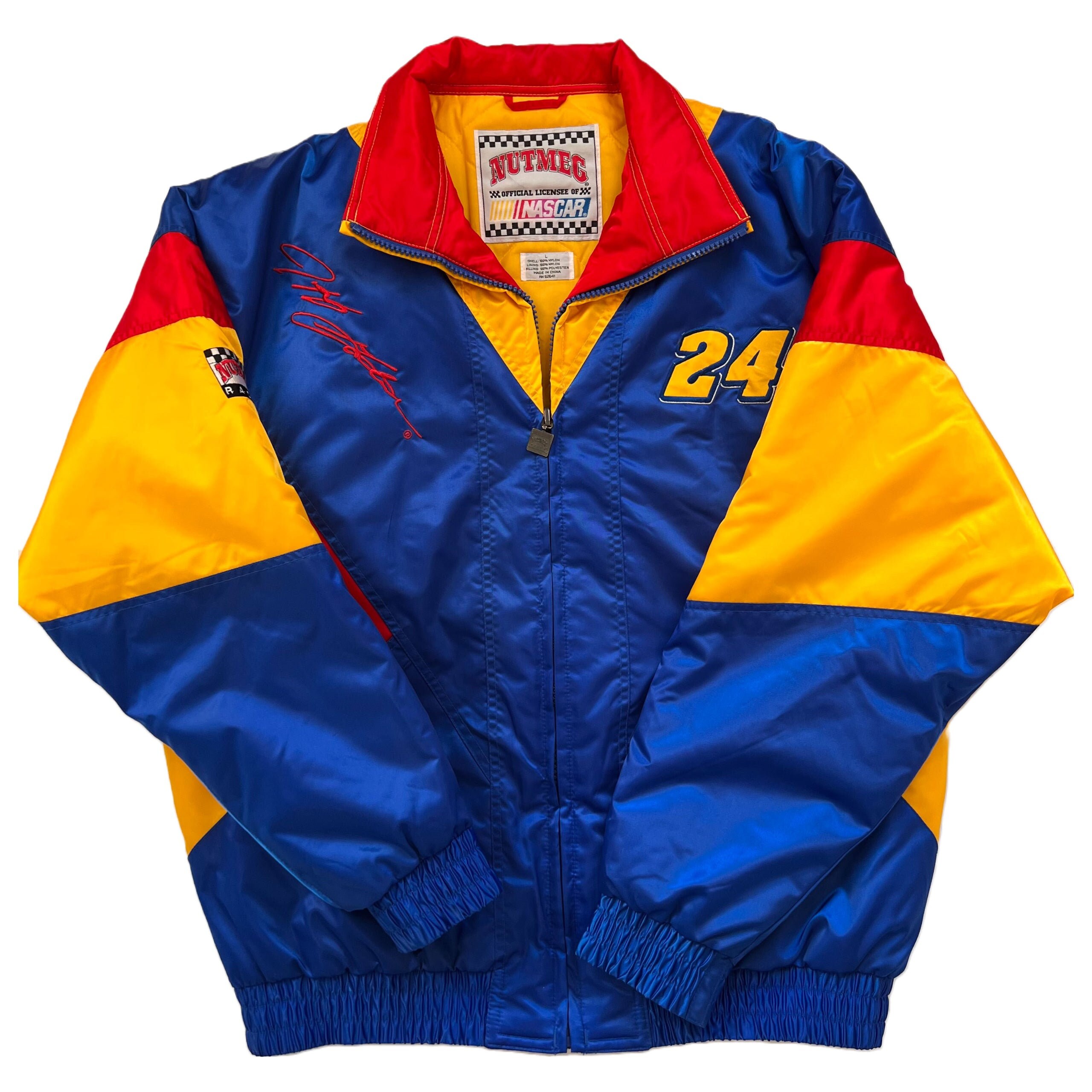 Vintage Nutmeg Nascar No. 24 Jeff Gordon Jacket. Large - Etsy Vintage Nutmeg Nascar No. 24 Jeff Gordon Jacket. Large - Etsy